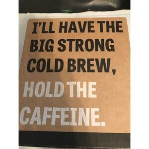 Wandering Bear Cold Brew Coffee on Tap, DECAF Straight Black, 96 fl oz